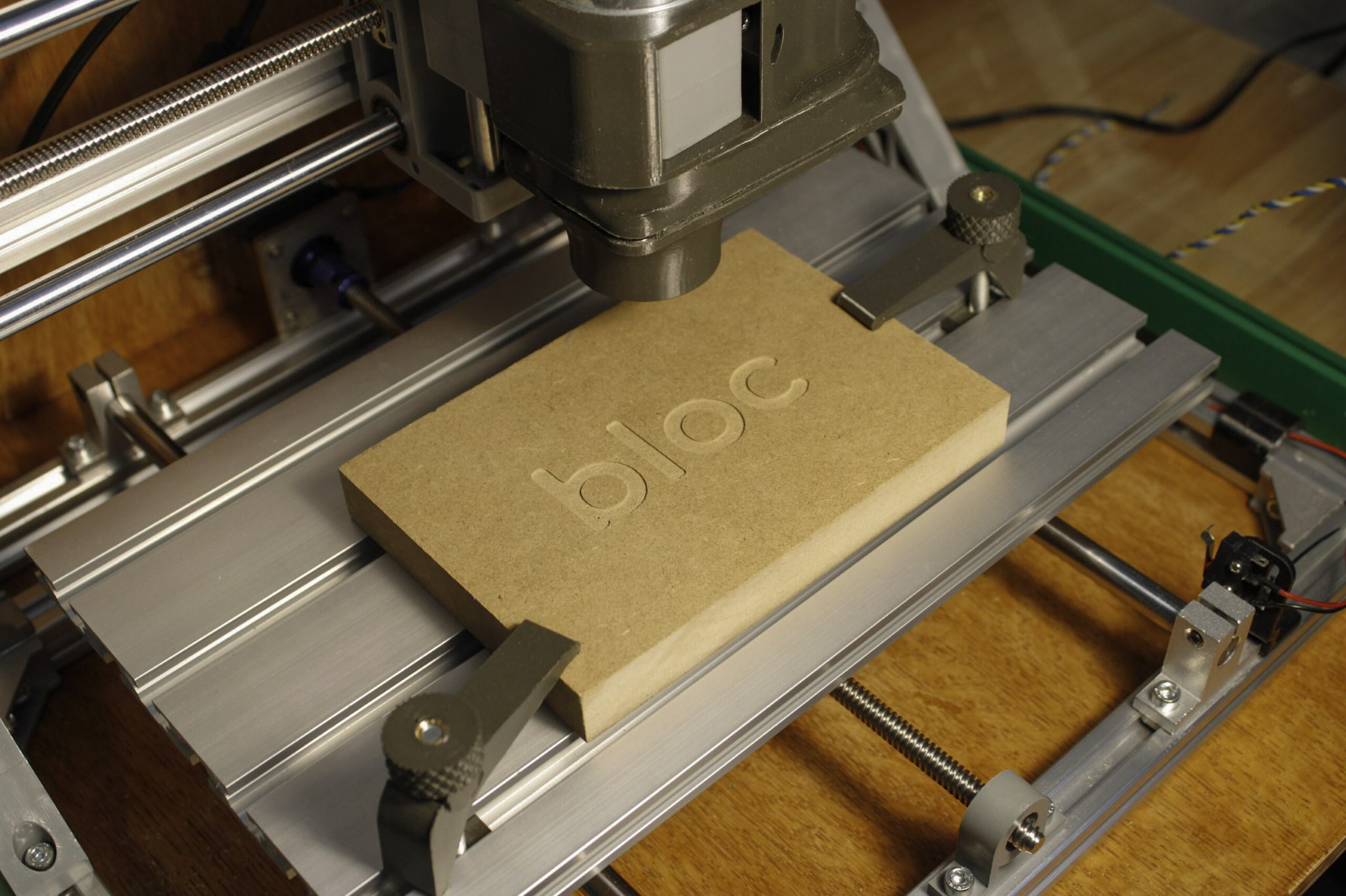 Closeup of creation made with the machine